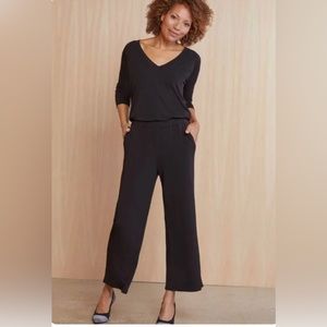 Michael Stars Black V Neck Jumpsuit. Size XL. NWT